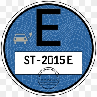 The German E-badge - German Road Sign Frei Clipart