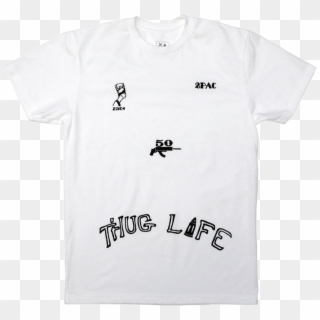 Thug Life Tee From Smplfd - Active Shirt Clipart