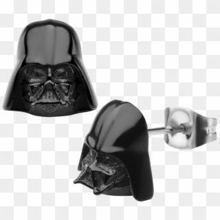 Darth Vader Black Pvd 3d Stud Earrings - ダース ベイダー ピアス Clipart