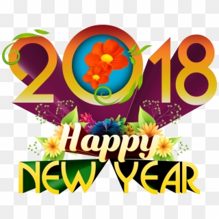 2018 Red Transparent Png Clip Art Logo Free Downlaods - New Year Telugu Png