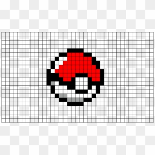 Brik - Pixel Art Pokemon Pokeball Clipart