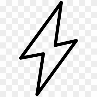 Flash Lightning Bolt Comments - Lightning Symbol White Png Clipart