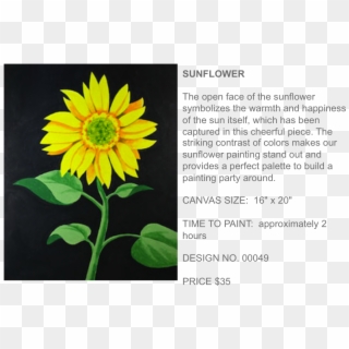 Popup Paint Studio - Sunflower Clipart