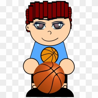 This Free Icons Png Design Of Boy With Basketball Clipart