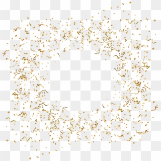1557 X 1579 6 - Gold Confetti Vector Png Clipart