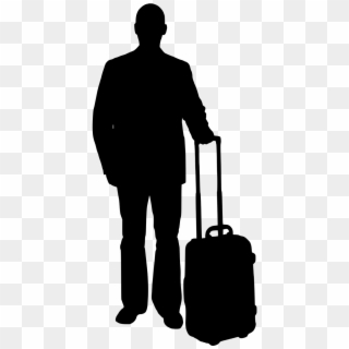 Vacation, Silhouette, Man, Bag, Isolated - Silhouette Man With Bag Clipart
