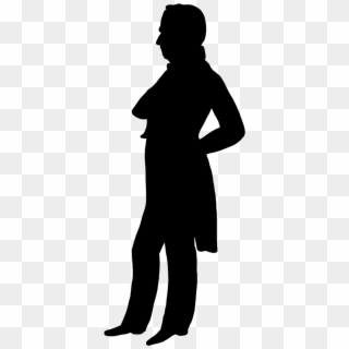 Victorian Silhouette Clipart - Victorian Male Silhouette - Png Download