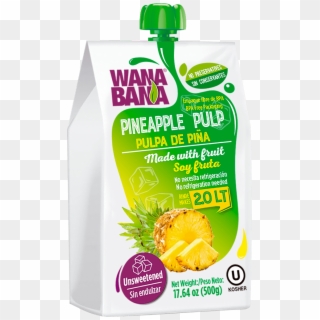 Pineapple Piña Fruit Pulp 500g - Natural Foods Clipart