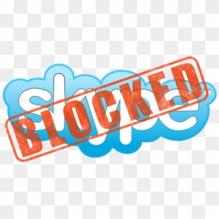 Blocked Skype Icon - Skype Download Clipart