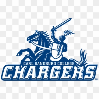 Chargers Blue & White - Carl Sandburg College Chargers Clipart