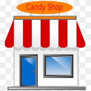 Shop Candy Clipart - Candy Shop Cartoon - Png Download