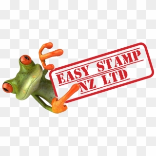 Picture - Frog Holding Sign Clipart