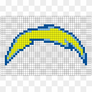 San Diego Chargers Pixel Art Clipart