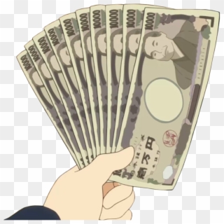 View Samegoogleiqdbsaucenao Money , - Anime Money Hand Meme Clipart