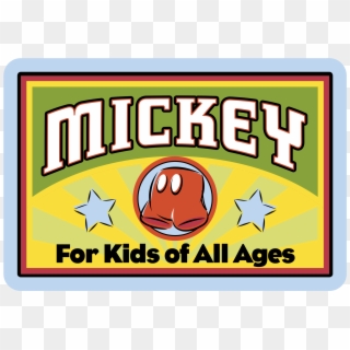Mickey Mouse Logo Png Transparent - Emblem Clipart