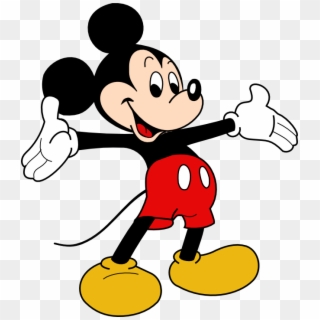 Mickey Mouse Vector Free - Leaning Mickey Mouse Clipart