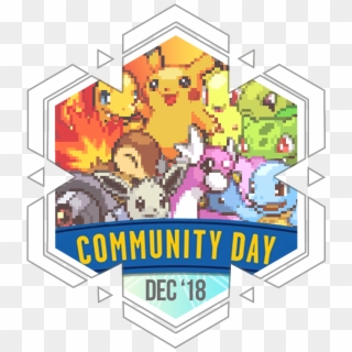 Badge-large - December Community Day Badge Clipart