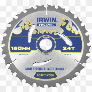 Irwin Weldtec Circular Saw Blade - Disco De Serra Circular Para Madeira Bosch Clipart