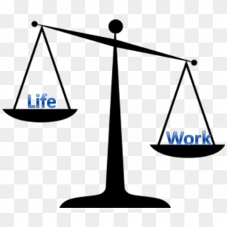 Work Life Balance Clipart - Scales Of Justice Clip Art - Png Download