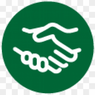Canopy Handshake Icon - Emblem Clipart