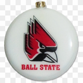 Flat Glass Ornament - Ball State Cardinals Clip Art - Png Download