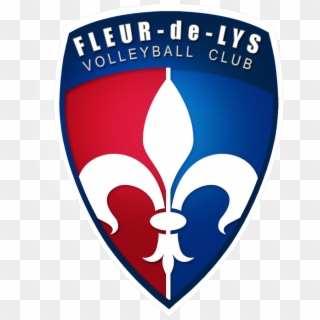 Fleur De Lys - Fleur De Lys Volleyball Club Logo Clipart