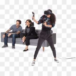 Htc Drops The Price Of Htc Vive By $200, Tries To Compete - Htc Vive Player Png Clipart