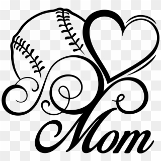 Keep Calm Softball Mom Clipart