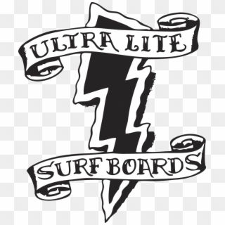 Ultralite Lightning Bolt Logo Clipart