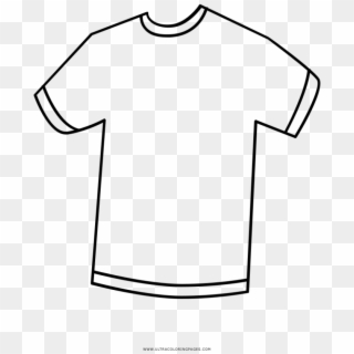 Full Page Coloring T Shirt Sheetable Pages Blank Of - T-shirt Clipart
