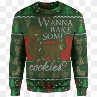 Wanna Bake Some Lunafide - Baking Cookies Christmas Sweater Clipart