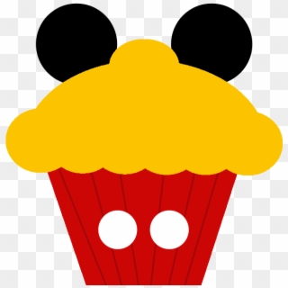 Cupcakes Clipart Mickey Mouse Cupcake - Mickey Mouse Cake Clipart - Png Download