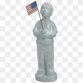 Boywithflag Green - Carving Clipart