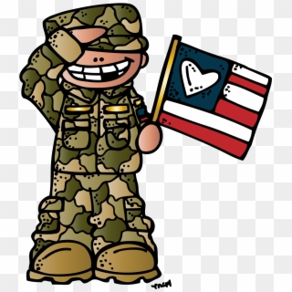 Military - Cute Veterans Day Clipart - Png Download