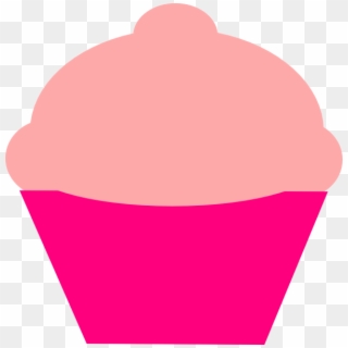 28 Collection Of Muffin Clipart Outline - Pink Cupcake Template - Png Download
