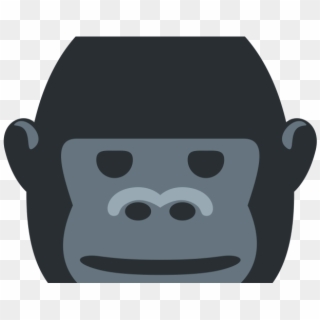 Ferocious Clipart Gorilla Face - Ape Emoji Png Transparent Png