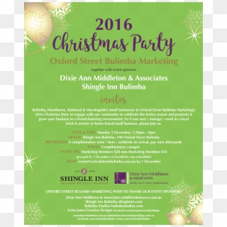 Associates And Shingle Inn Bulimba Invites Bulimba, - Foster Care Christmas Party Invitation Clipart