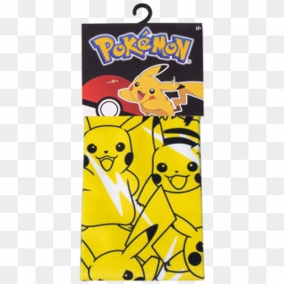 Pikachu Bolt Yellow Socks - Pokemon Clipart