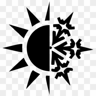 The Logo That Was Finalised By The Group And Created - Sun And Snowflake Png Clipart