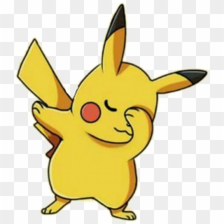 #cute #pikachu #pokémon - Pikachu Dabbing Clipart