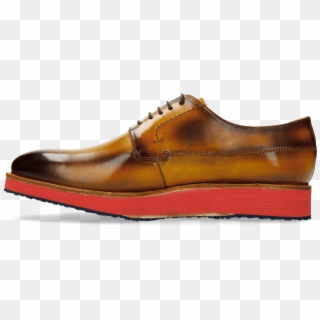 Derby Shoes Chris 1 Yellow Shade Brown Micro Mattone - Sneakers Clipart