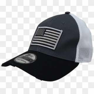 American Flag Vintage Mesh Black/graphite/white Cap - Baseball Cap Clipart