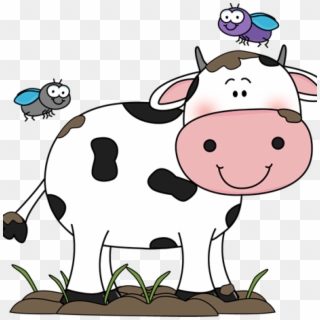 Cute Clipart School House Online - Cow For Kids - Png Download