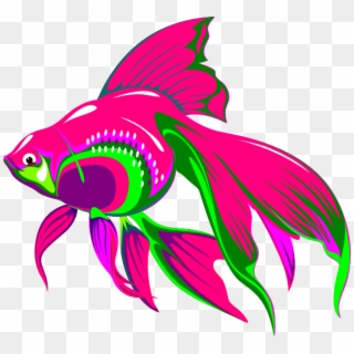 Big Fish Eating Small Fish Png - Clipart Rainbow Fish Png Transparent Png