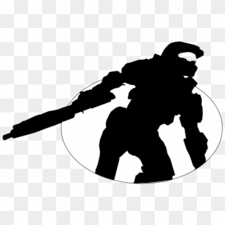Halo Silhouette By Floppynovice - Halo Silhouette Clipart