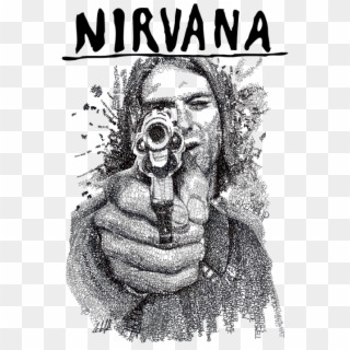 Click And Drag To Re-position The Image, If Desired - Kurt Cobain Drawings He Dis Clipart