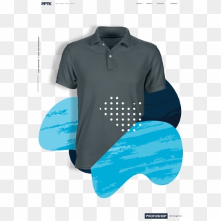 Ghosted Mens Polo Shirt Template Photoshop Hero - Polo Shirt Psd Mockup Free Clipart