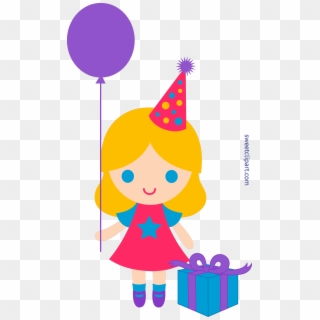 Birthday Girl Clip Art - Happy Birthday Girl Clipart - Png Download