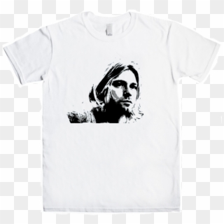 Kurt Cobain T-shirt - Camiseta No Es No Clipart