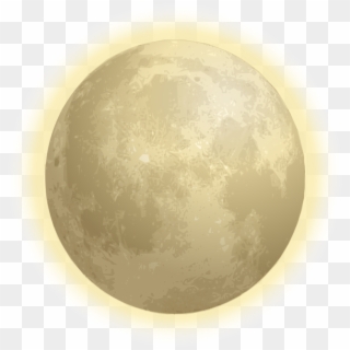 Terrestrial World - Bulan Bersinar Png Clipart